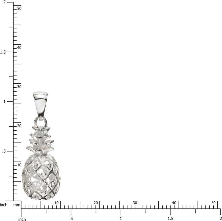 925 Sterling Silver Pineapple Pendant