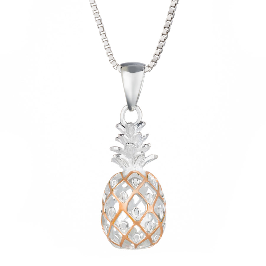 925 Sterling Silver Pineapple Pendant